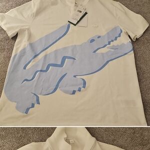 For @Perezevelin382 Only. Lacoste Shirt With A Few Marks Selling At Half Off